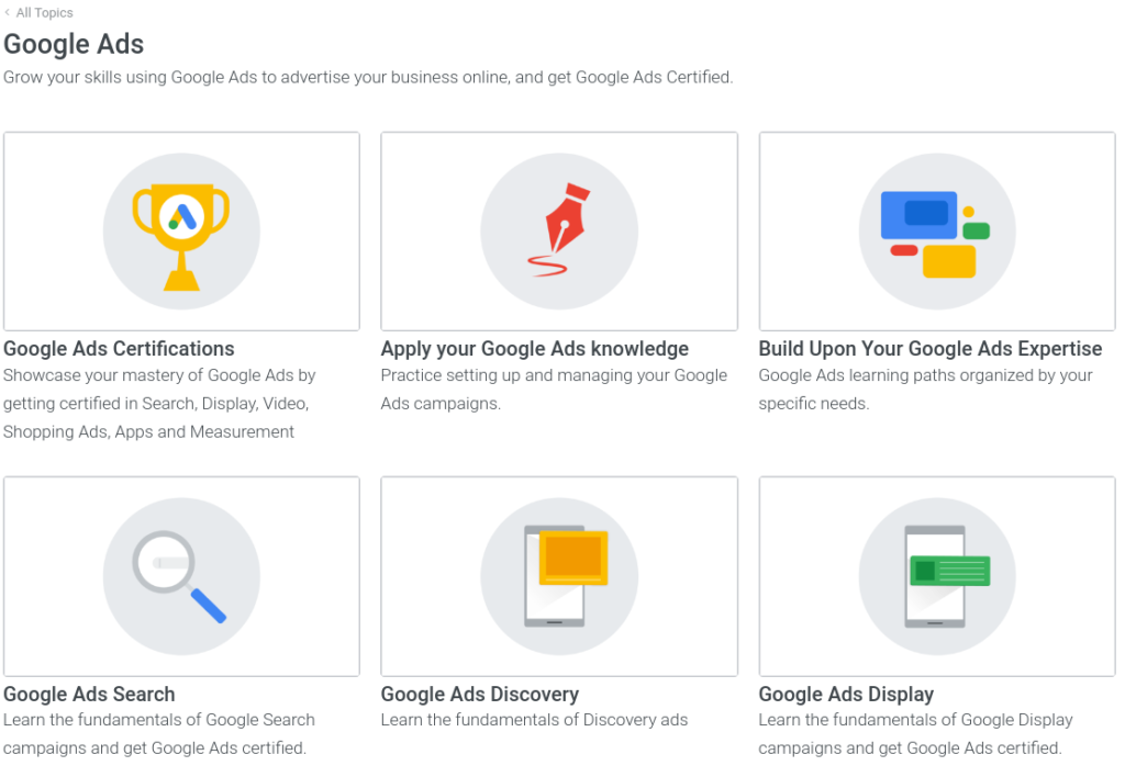 Certifikát v Google Ads